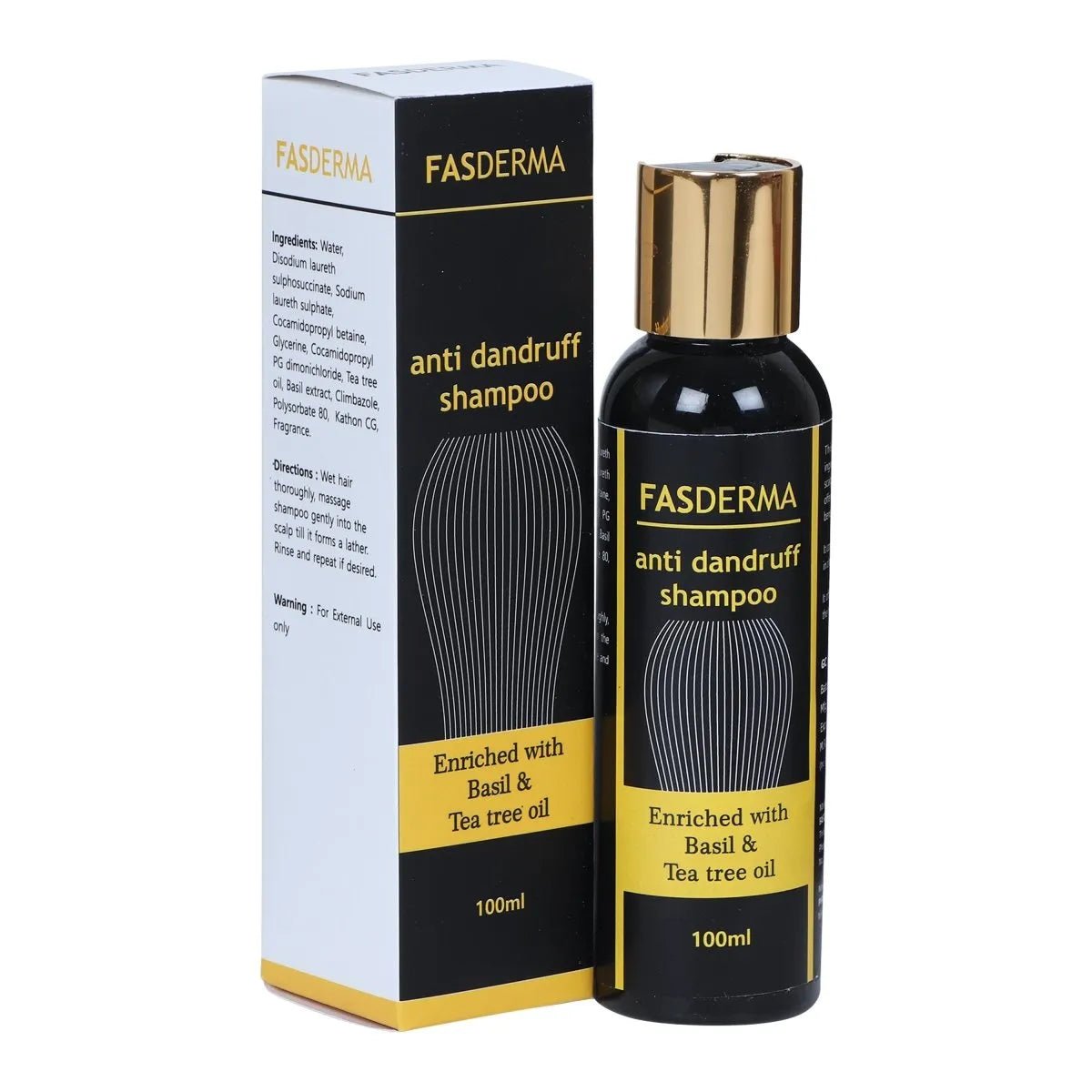 Fasderma Anti Dandruff Shampoo, 100ml - Fasderma India