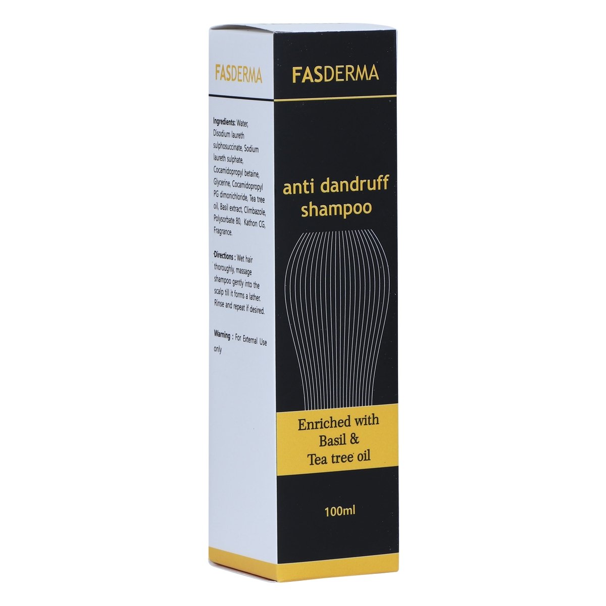 Fasderma Anti Dandruff Shampoo, 100ml - Fasderma India